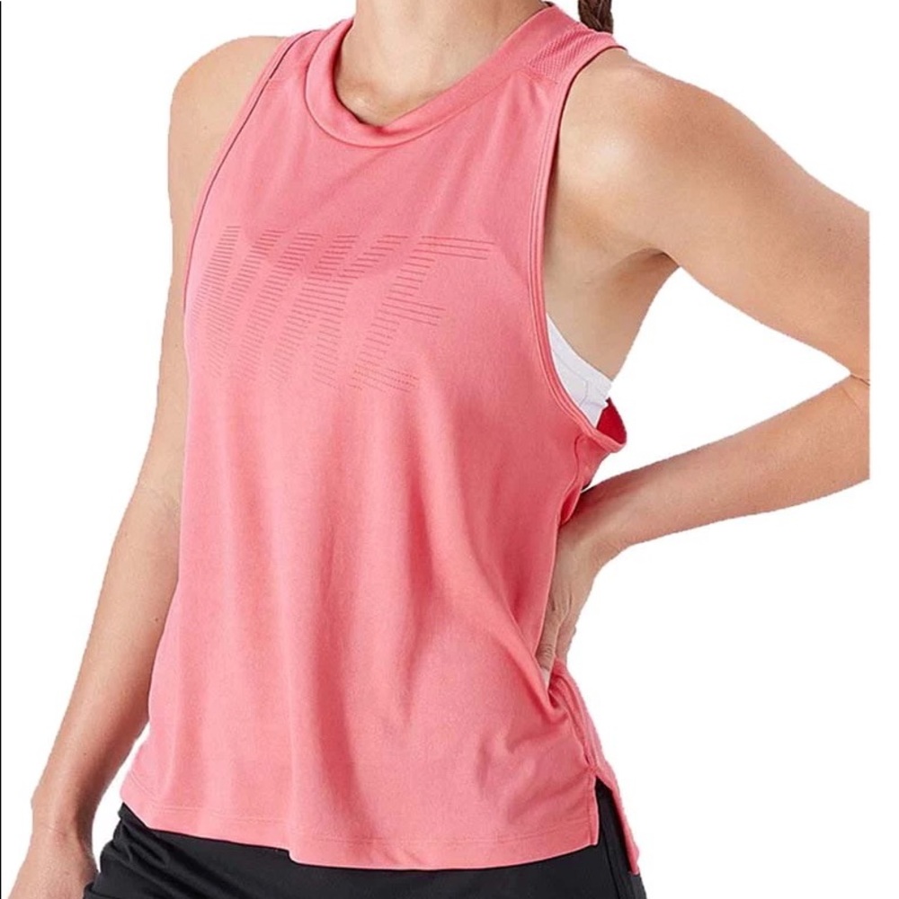 Nike Running Tank Top Coral size Small